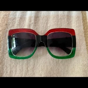 Green and Red Sunshades